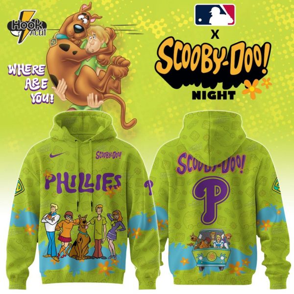 Philadelphia Phillies MLB x Scooby-Doo Hoodie Limited Edition