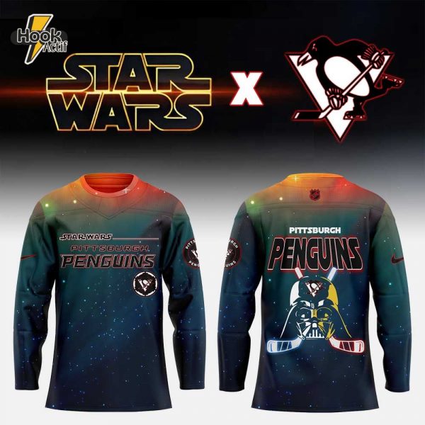 Pittsburgh Penguins x Star War New Combo Hockey Jersey Jogger Cap