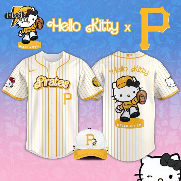 Pittsburgh Pirates MLB x Hello Kitty Night Jersey 2025