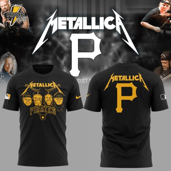 Pittsburgh Pirates MLB x Metallica Night 2025 Shirt