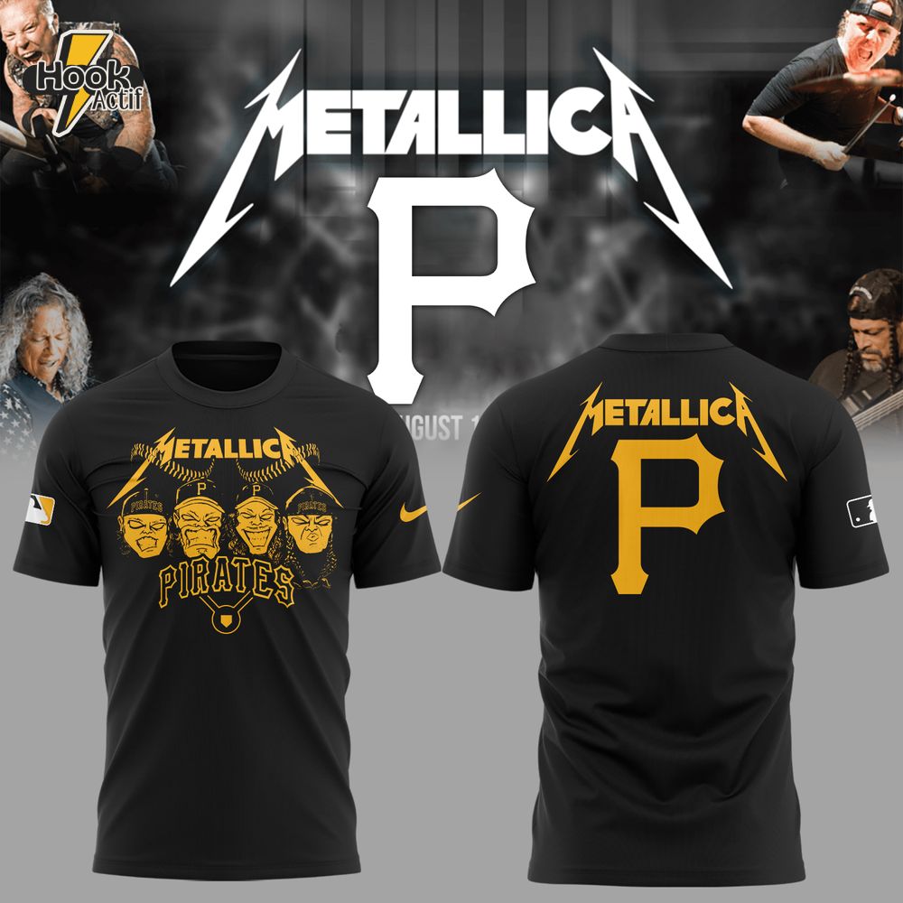 Pittsburgh Pirates MLB x Metallica Night 2025 Shirt Pittsburgh Pirates MLB x Metallica Night 2025 Shirt