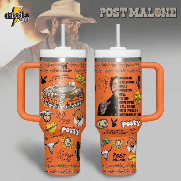 Post Malone Big Ass Stadium Tour 2025 Stanley Tumbler