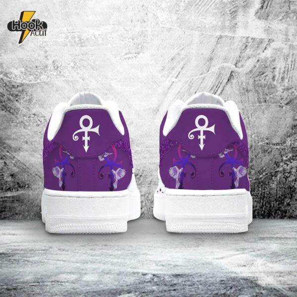 Prince Purple Rain Custom Air Force 1 Sneakers – Buy Online at HookActif.com