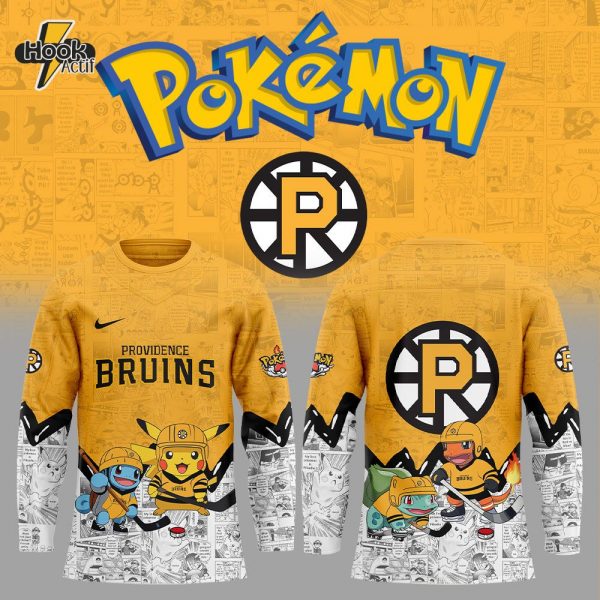 Providence Bruins x Pokémon New Hockey Jersey