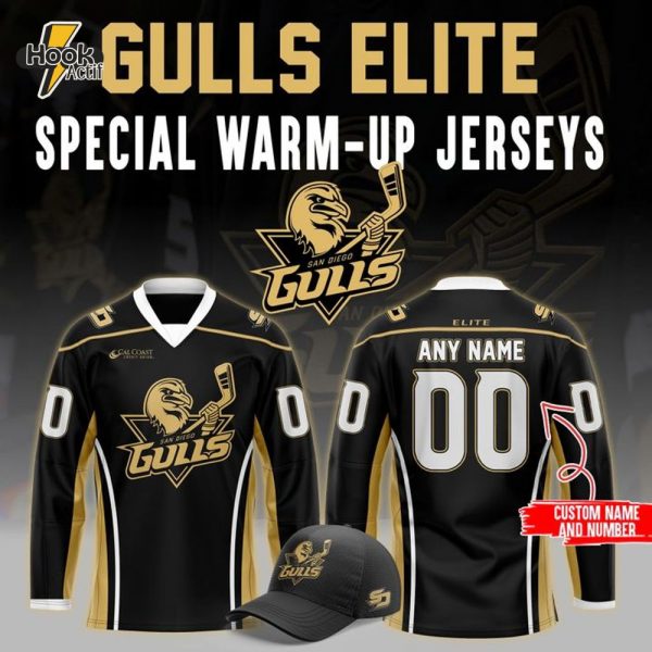 San Diego Gulls Elite Warm-up 2025 Hockey Jersey