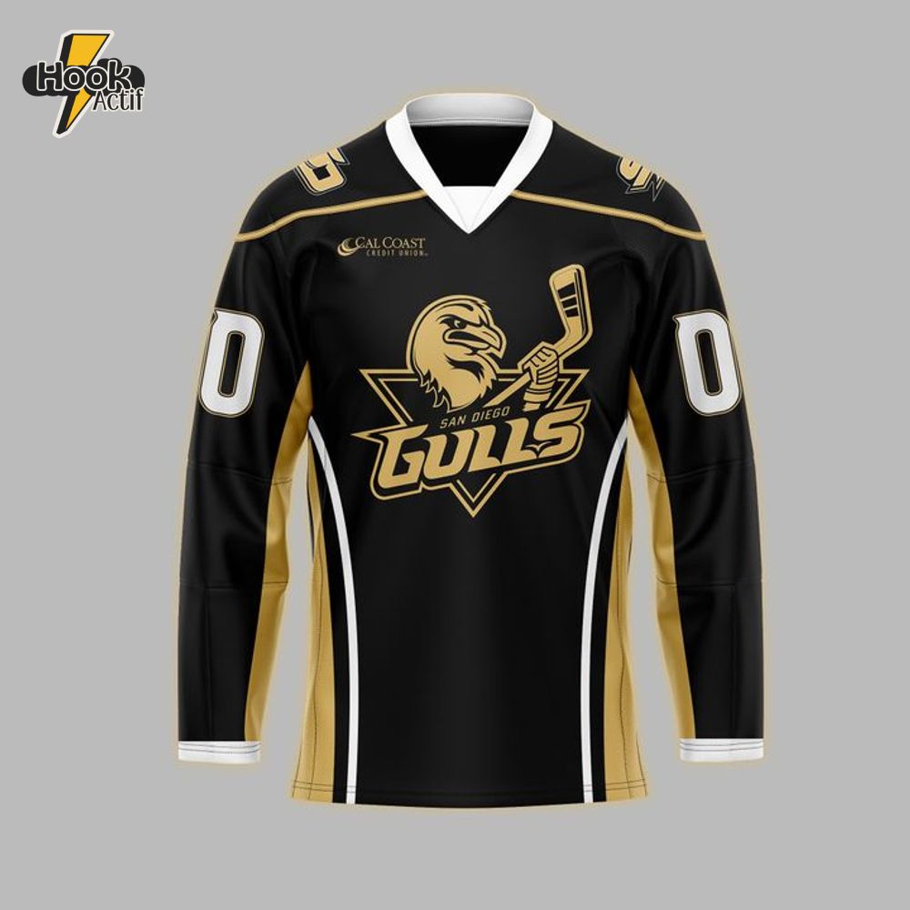 San Diego Gulls Elite Warm-up 2025 Hockey Jersey San Diego Gulls Elite Warm-up 2025 Hockey Jersey