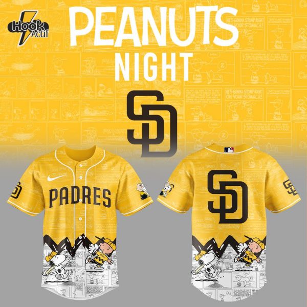 San Diego Padres 75th Anniversary Peanuts Jersey Limited Edition