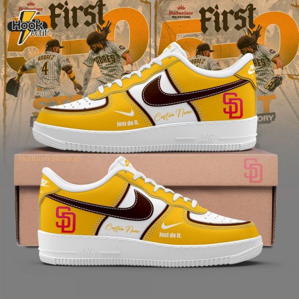 San Diego Padres AF1 Shoes Custom Name For Fans Limited Edition