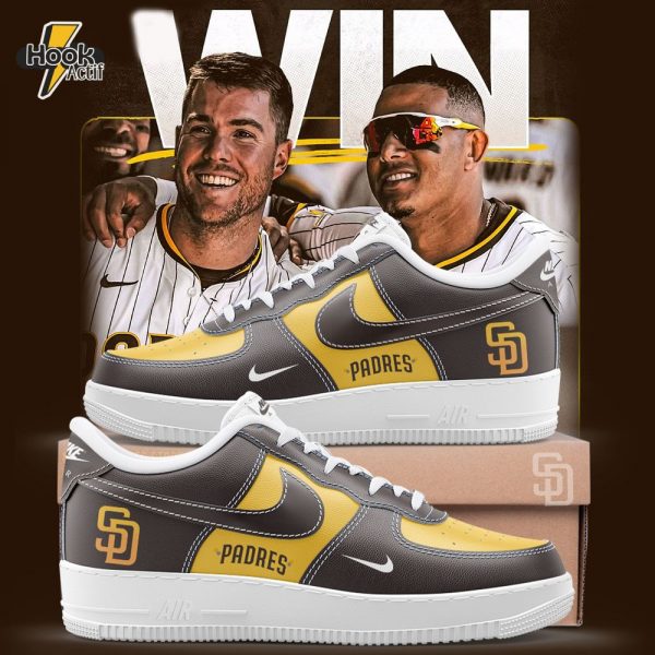 San Diego Padres Custom Name AF1 Shoes Limited Edition – For Fans