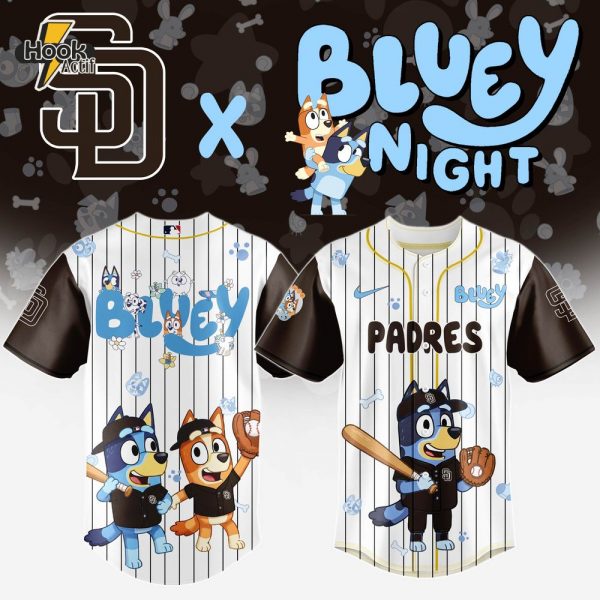 San Diego Padres MLB x Bluey And Bingo Special Edition Jersey 2025