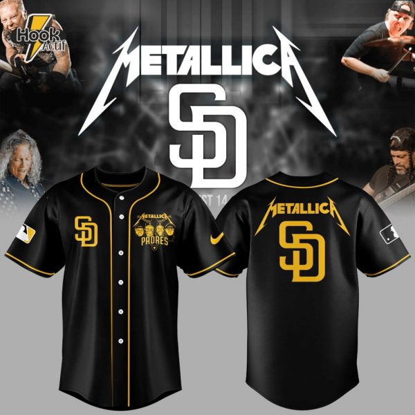 San Diego Padres MLB x Metallica Night 2025 Jersey
