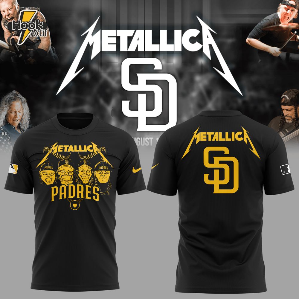 San Diego Padres MLB x Metallica Night 2025 Shirt San Diego Padres MLB x Metallica Night 2025 Shirt