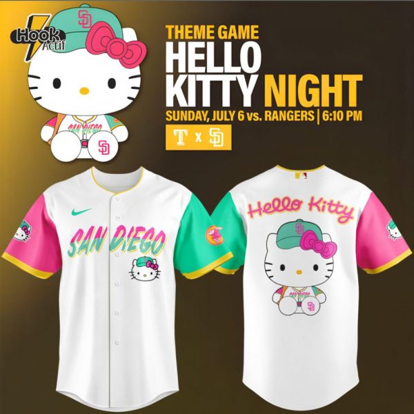 San Diego Padres x Hello Kitty Night New V2 Jersey