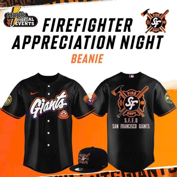 San Francisco Giants x 2025 Firefighter Appreciation Night Baseball Jersey