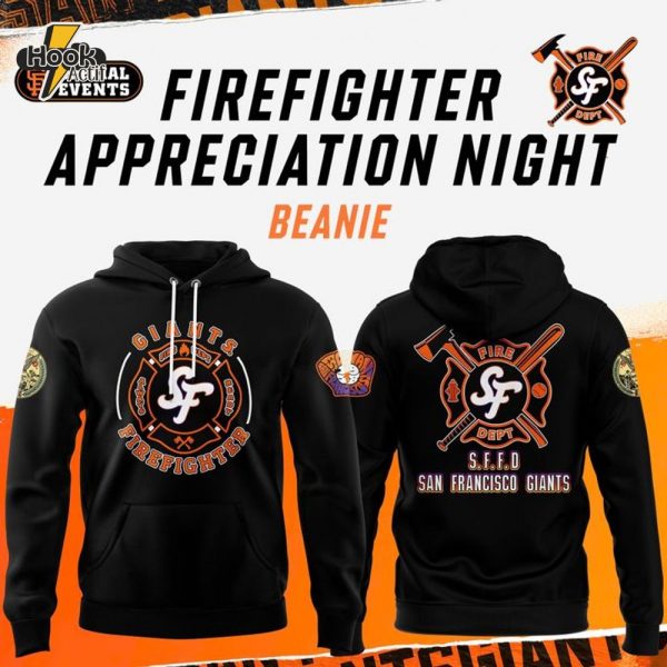 San Francisco Giants x 2025 Firefighter Appreciation Night Hoodie