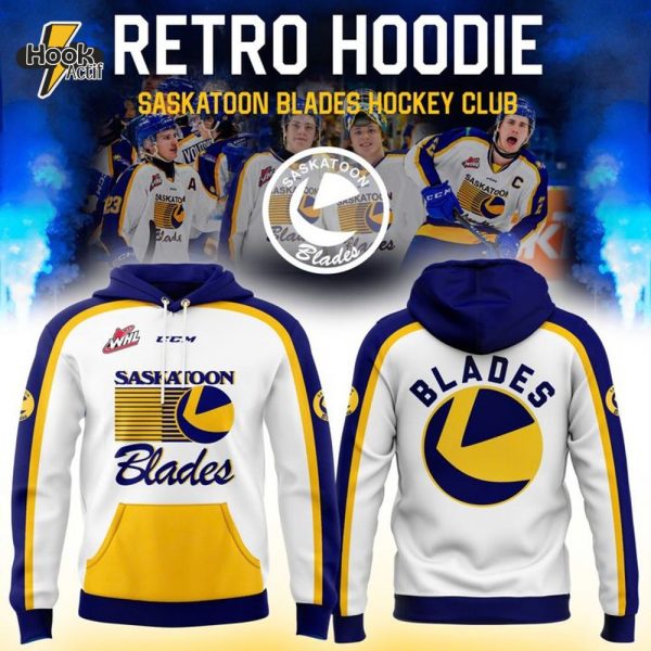 Saskatoon Blades Hockey Club x Retro 2025 Hoodie, Cap