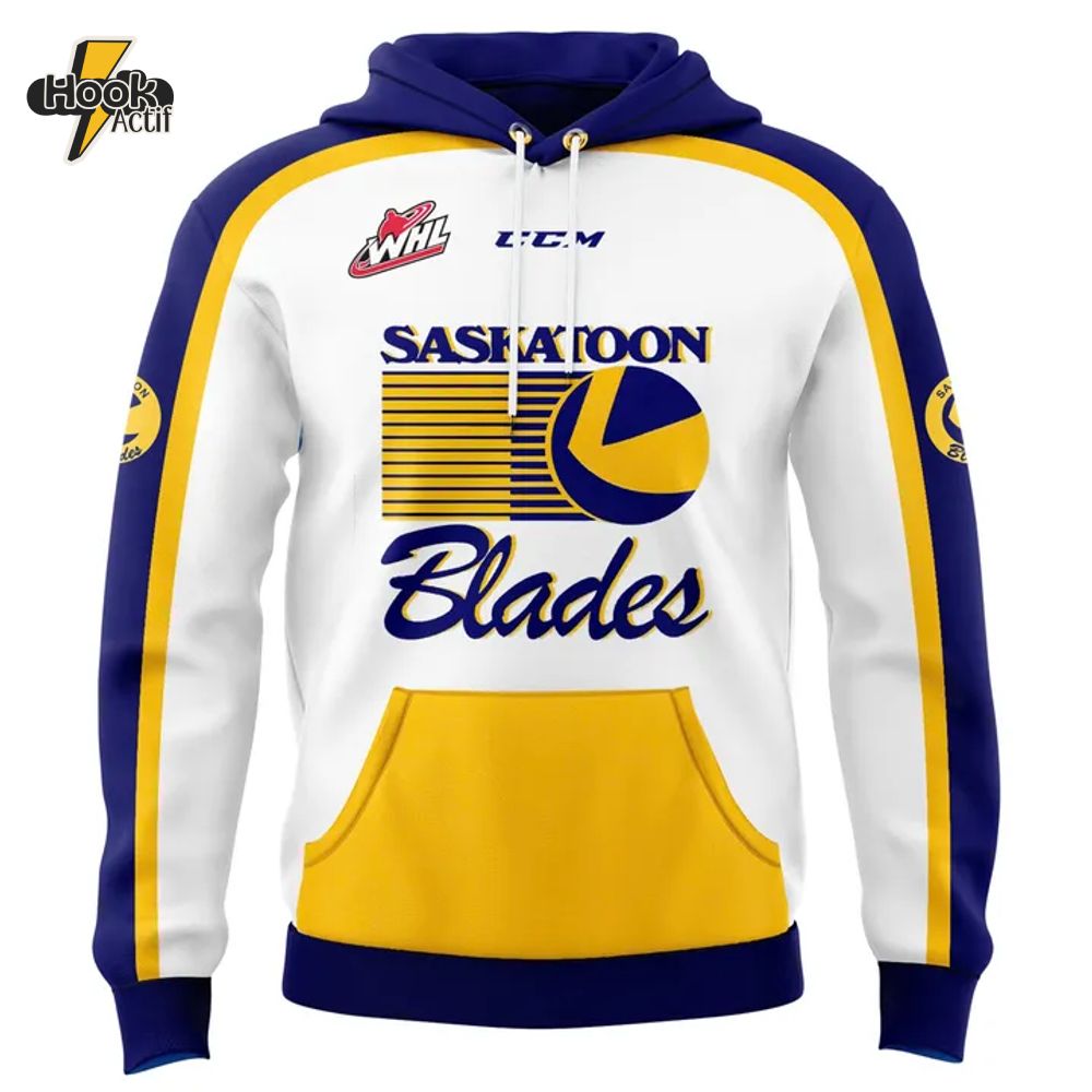 Saskatoon Blades Hockey Club x Retro 2025 Hoodie, Cap Saskatoon Blades Hockey Club x Retro 2025 Hoodie, Cap