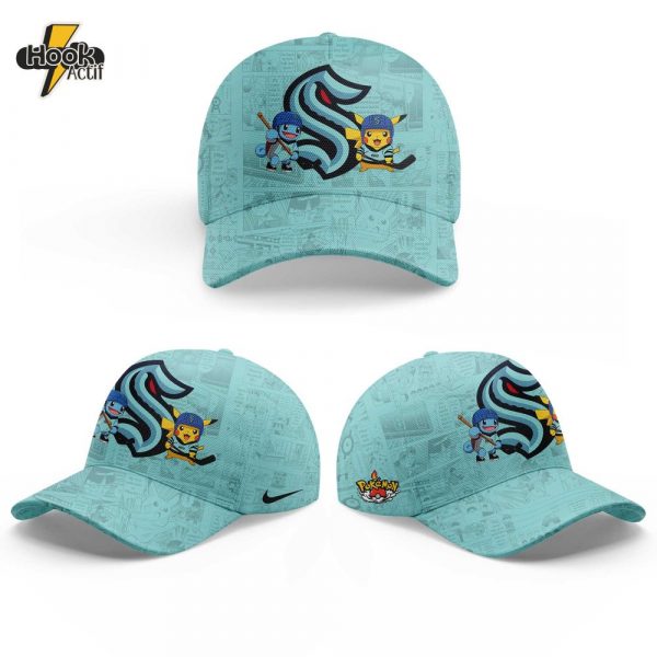 Seattle Kraken x Pokémon New Cap Limited Edition