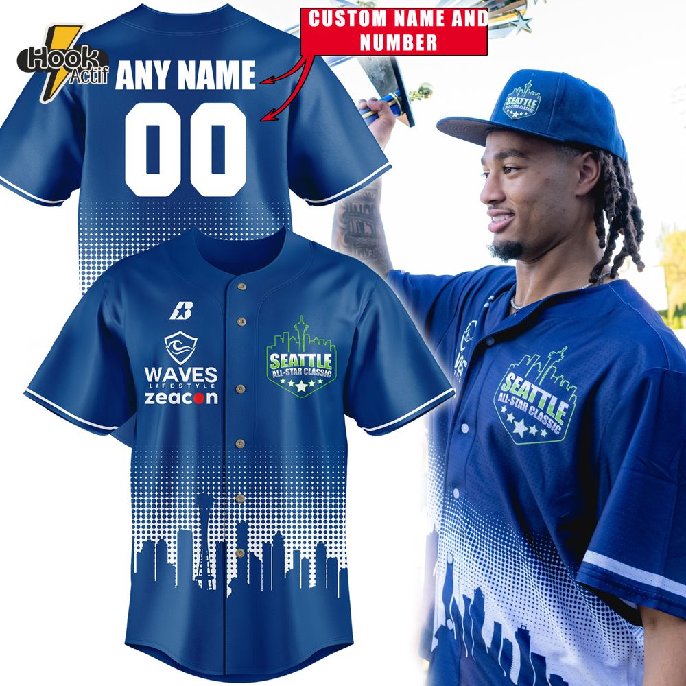 Seattle Mariners Seattle All-Star Classic Custom Baseball Jersey Seattle Mariners Seattle All-Star Classic Custom Baseball Jersey