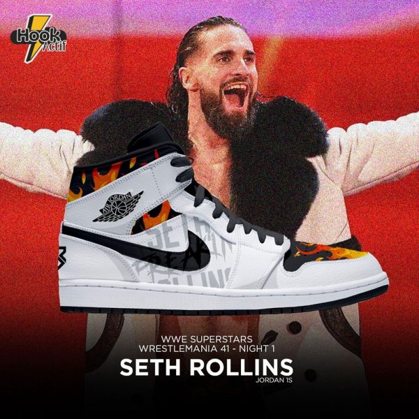 Seth Rollins WWE Superstars WrestleMania 41 Night Nike Jordan 1