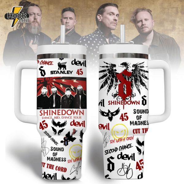 Shinedown Band Dance, Kid, Dance Tour 2025 Stanley Tumbler