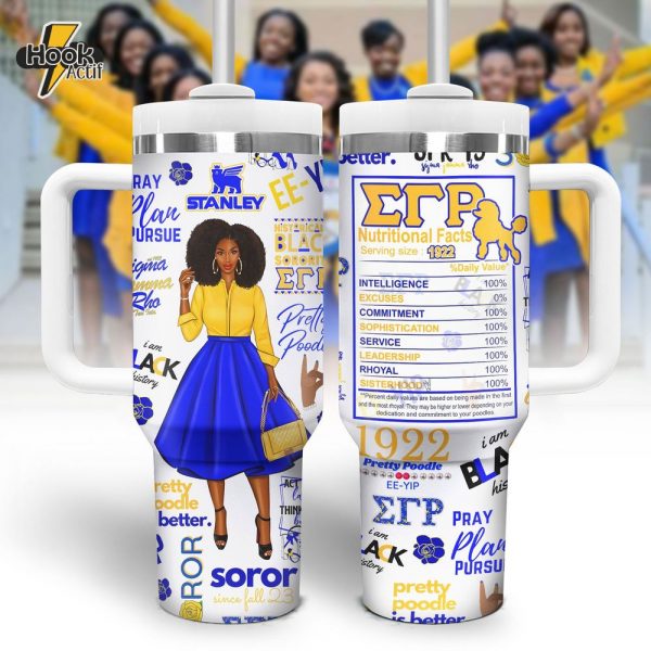 Sigma Gamma Rho Personalized Tumbler 40oz with Handle
