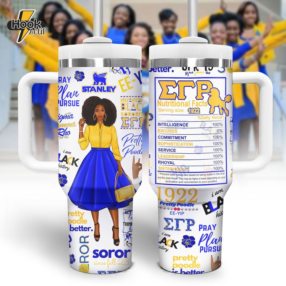 Sigma Gamma Rho Personalized Tumbler 40oz with Handle Sigma Gamma Rho Personalized Tumbler 40oz with Handle