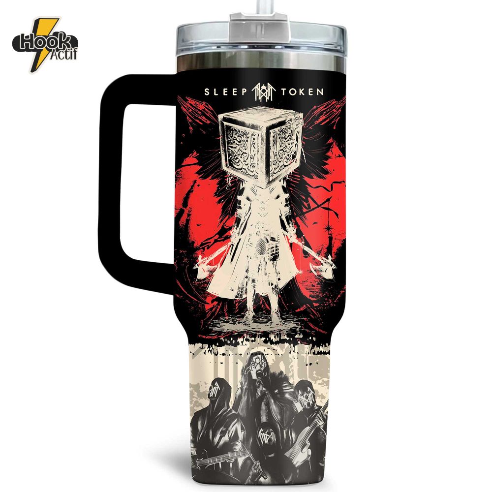 Sleep Token Melody In The Dark Special 40oz Stanley Tumbler Sleep Token Melody In The Dark Special 40oz Stanley Tumbler