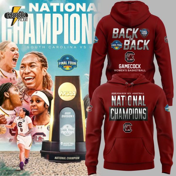 South Carolina Gamecocks 2025 NCAA Women's Basketball National Champions Hoodie