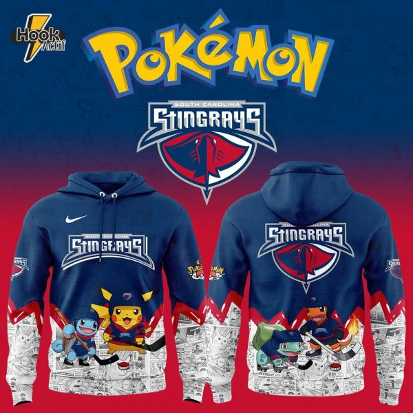 South Carolina Stingrays x Pokémon New Hoodie