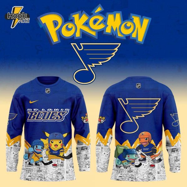 St. Louis Blues x Pokémon New Jersey Limited Edition