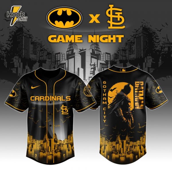 St. Louis Cardinals x DC Batman Game Night Special Baseball Jersey