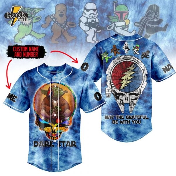 Star Wars x Grateful Dead "Dark Star" Baseball Jersey Limited Edition