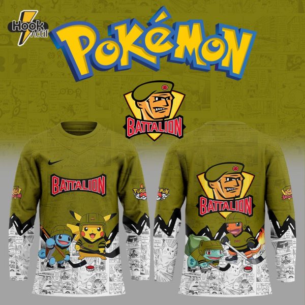 Sudbury Wolves x Pokémon New Combo Hockey Jersey Jogger Cap