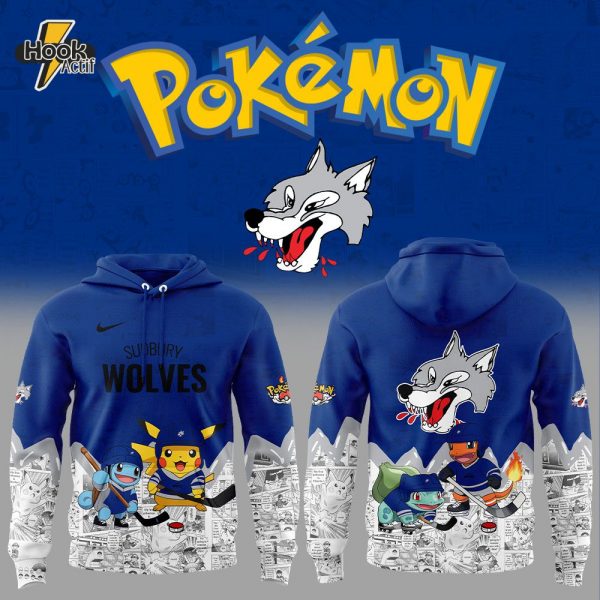 Sudbury Wolves x Pokémon New Combo Hoodie Jogger Cap