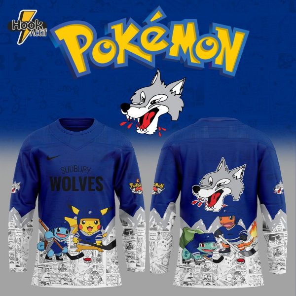 Sudbury Wolves x Pokémon New Combo Jersey Jogger Cap