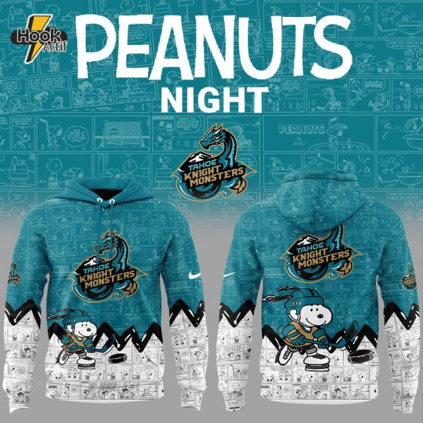Tahoe Knight Monsters ECHL Anniversary of Peanuts Hoodie