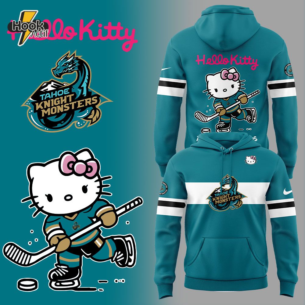 Tahoe Knight Monsters ECHL x Hello Kitty Hoodie Tahoe Knight Monsters ECHL x Hello Kitty Hoodie