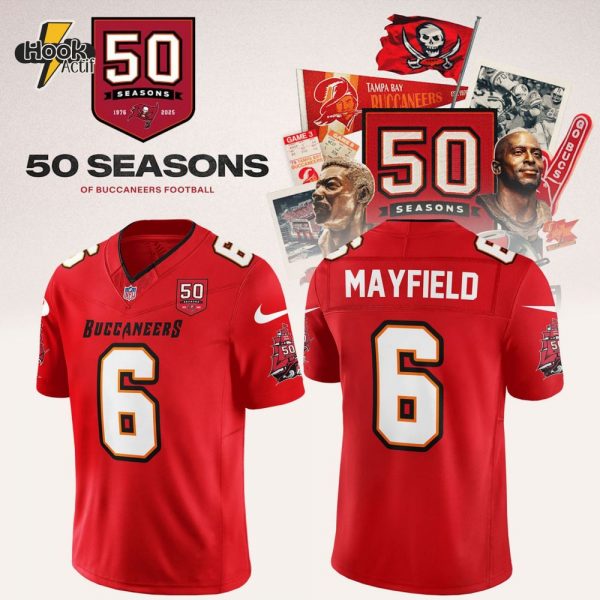 Tampa Bay Buccaneers Celebrate 50th Season New Jersey