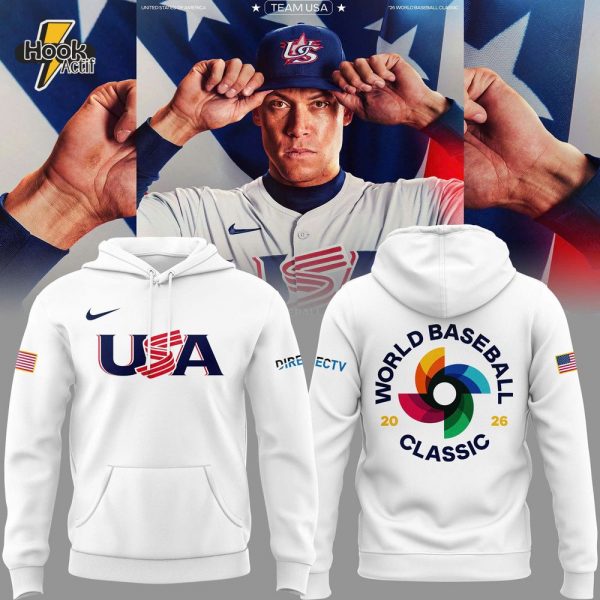 Team USA World Baseball Classic 2026 Limited Edition White Hoodie