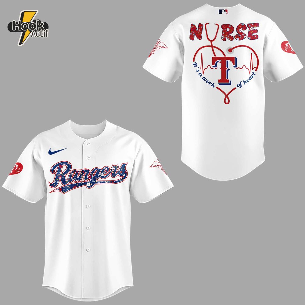 Texas Rangers MLB x Nurses Night 2025 Jersey Texas Rangers MLB x Nurses Night 2025 Jersey
