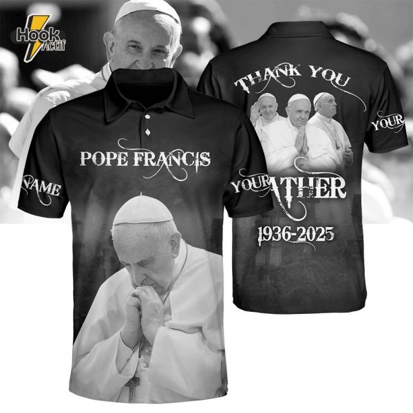 Thank You Father Pope Francis 1936-2025 Special Polo Shirt