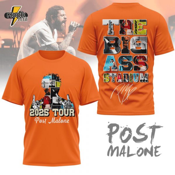 The Big Ass Stadium 2025 Tour Post Malone Shirt