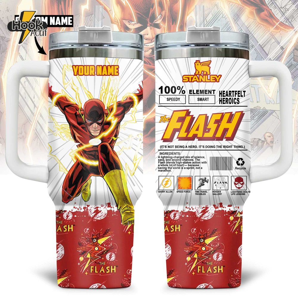 The Flash DC Comics Heartfelt Heroics 40oz Stanley Tumbler The Flash DC Comics Heartfelt Heroics 40oz Stanley Tumbler