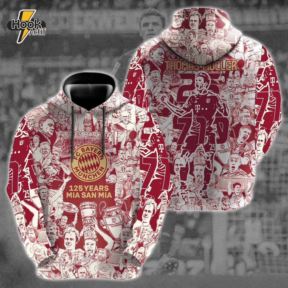 Thomas Müller Bayern Munich Limited Edition Hoodie 2025 Thomas Müller Bayern Munich Limited Edition Hoodie 2025
