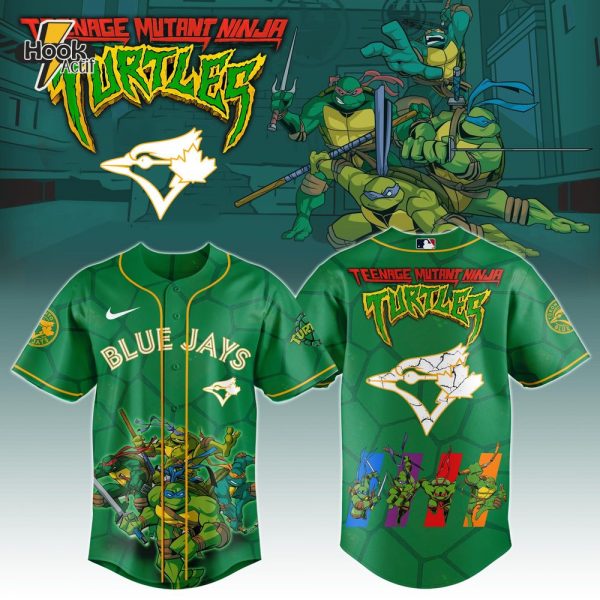 Toronto Blue Jays MLB x Ninja Turtles Jersey Limited Edition