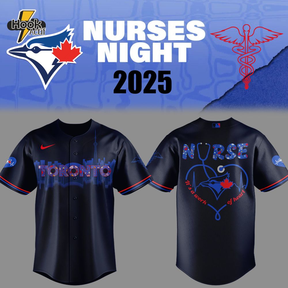 Toronto Blue Jays MLB x Nurses Night 2025 Jersey Toronto Blue Jays MLB x Nurses Night 2025 Jersey