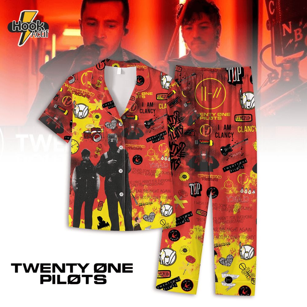 Twenty One Pilots I Am Clancy Pyjama Set Twenty One Pilots I Am Clancy Pyjama Set