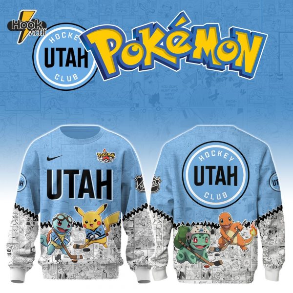 Utah Hockey x Pokemon Special Edition Combo Sweatshirt Jogger Cap