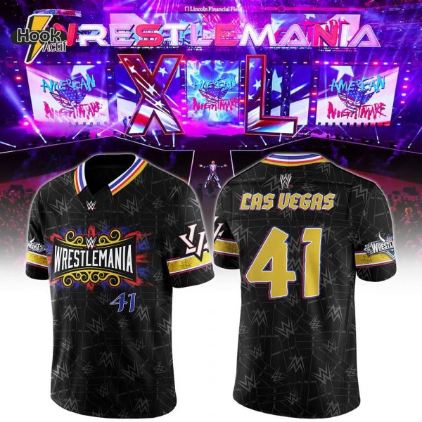 WWE WrestleMania 41 Edition Football Jersey